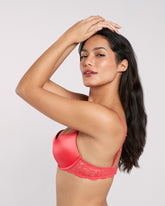 La Senza Hello Sugar Plunge Bra Light Red / 34B